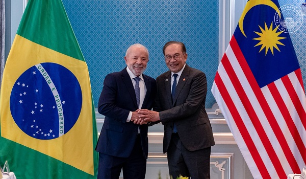 Brazil menyifatkan Malaysia sebagai rakan serasi yang berkongsi nilai dan potensi ekonomi yang kukuh /Foto FB Anwar Ibrahim